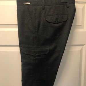 Hugo Boss slim pants for men-Charcoal gray